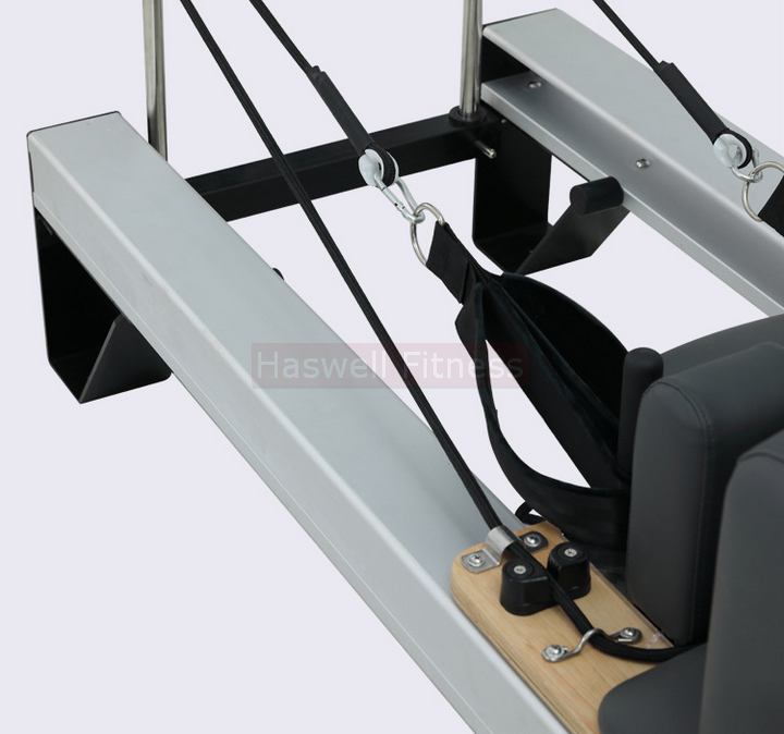 Haswell Fitness PLT 1101 Aluminum Alloy made Pilates Reformer Bed 8 track show