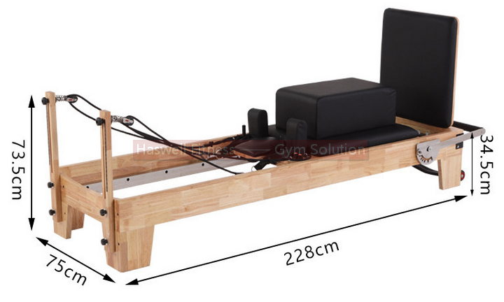 Haswell Fitness PLT 1201 2 Wood Pilates Reformer Bed 2 size
