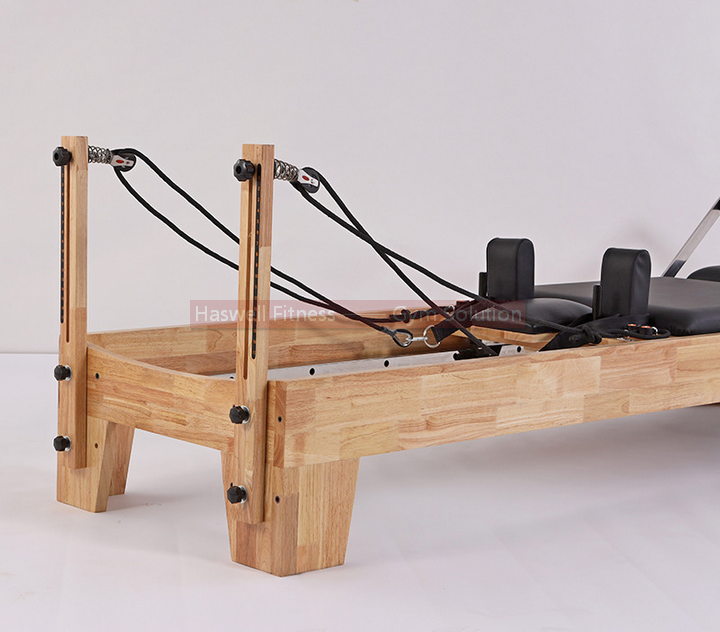 Haswell Fitness PLT 1201 3 Wood Pilates Reformer Bed 3
