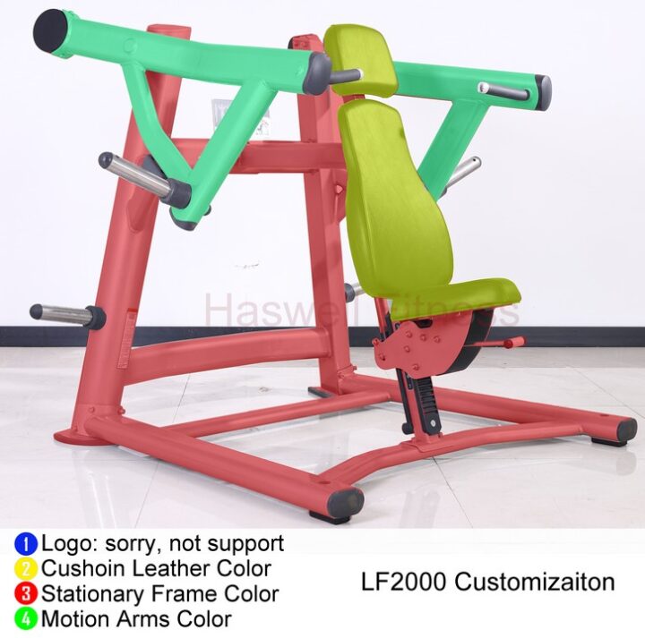 LF2000 plate loaded gym machine customization service from China Haswell Fitness